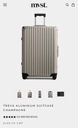 Mvst treva aluminum - treva, suitcase