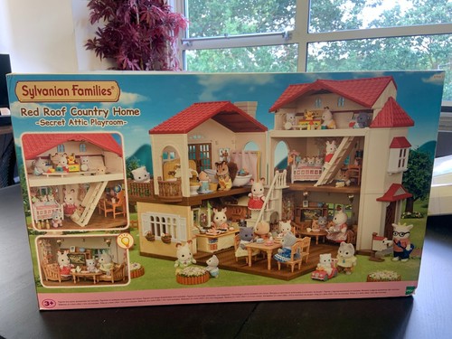 Sylvanian families red roof - families,