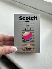 Scotch EV-45 3M VHS-C Tape Extra Grade New Unopened