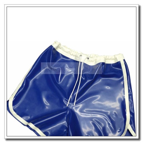 Latex sports shorts metallic - latex,