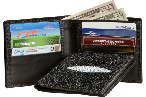 Black stingray bifold - stingray,