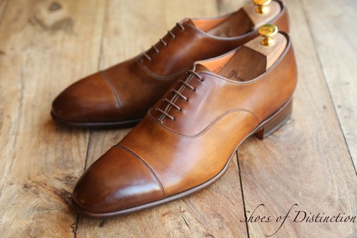 Santoni tan brown - tan, burnished