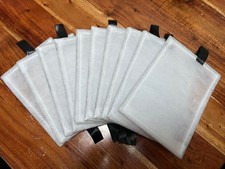 10 New Filters for Vent Axia Kinetic MVHR V, B and BH MVHR unit, 265mm X 185mm