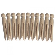 Round Wooden Clothespins
