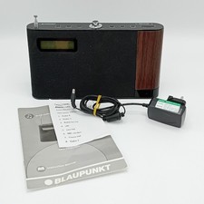 Blaupunkt DS337 DAB Radio with iPhone Dock Black Brown Wood Effect FLT-FPL