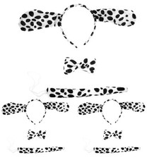 Dalmatian Costume Set: 9pcs