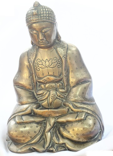 Vintage large brass - brass, buddhist