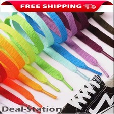 Flat Shoe Laces Coloured