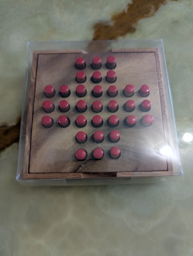 Vintage solitaire game - solitaire, wooden
