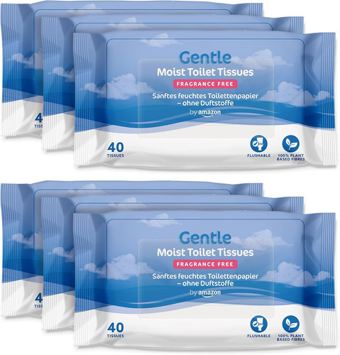 Gentle moist toilet tissues - ,