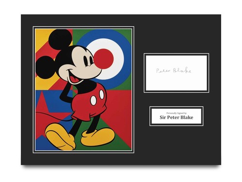 Sir peter blake hand signed - peter,
