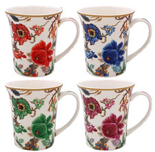 SET OF 4 CHINA MUGS ANTHINA