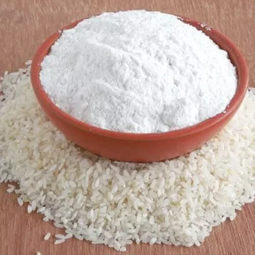 Rice flour ground powder white - rice,