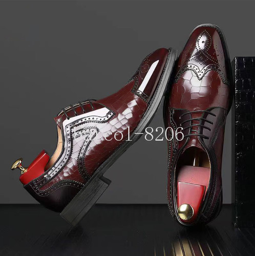 Mens leather brogues - brogues, smart