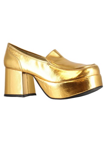 Gold daddio pimp shoes - gold,