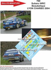 DECALS 1/43 REF 0760 SUBARU