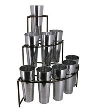 Corner flower bucket vase - corner,
