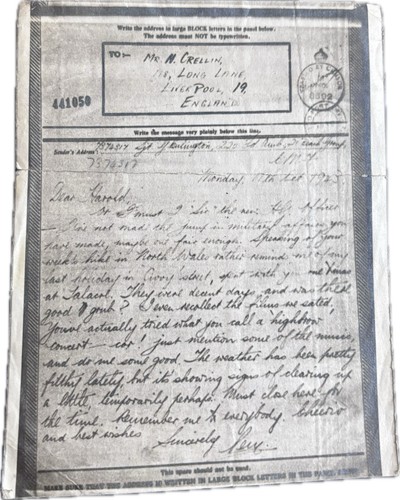 Ww2 wwii 1943 airgraph - airgraph, letter
