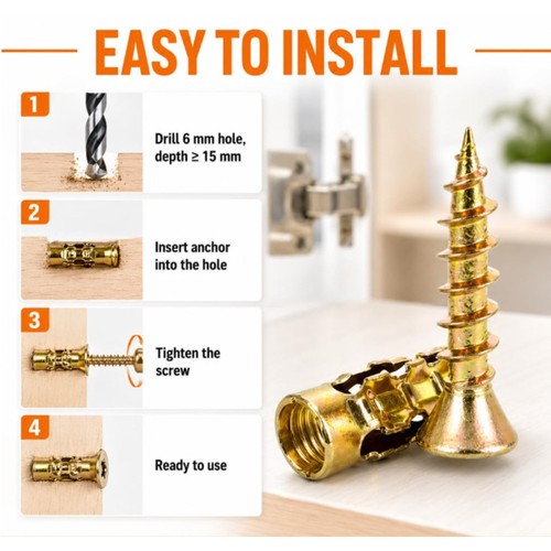 Short expansion screw set - expansion,