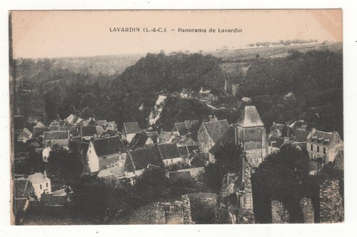 Old postcard lavardin - 41,