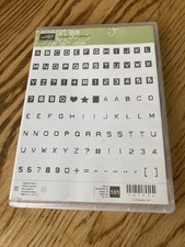 Labeler Alphabet stamp set from Stampin' Up!