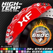 32x JAGUAR XF High Temp Brake Calliper 8 SIZES Vinyl Decal Sticker Car Jag