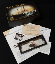 RMS CARPATHIA, Salvaged Piece of Coal from Wrecksite by Diver P.H Nargeolet