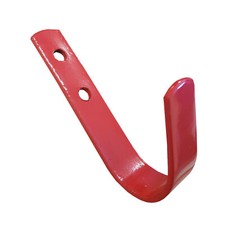 2 x STABLE HOOK HANGER RED -