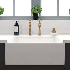 Gloss white ceramic farmhouse - gloss,