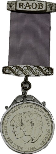 Raob masonic medal prince - raob,
