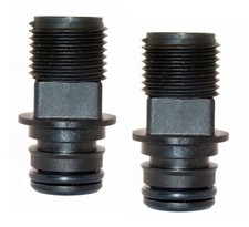 2 x Pump port adaptors GENUINE Jabsco Flojet brand 19mm x 1/2"bsp 20381-000