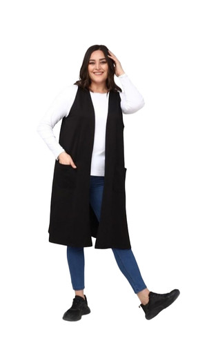 Long waistcoat plus size - plus,