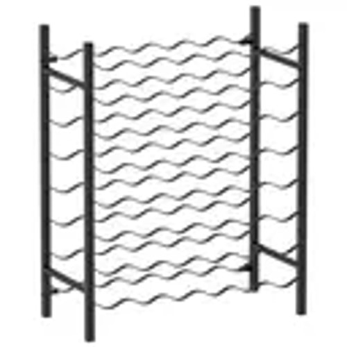 Bottle wave metal wine rack - wave,