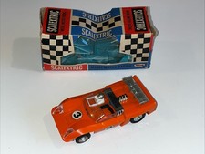 SCALEXTRIC C4 ELECTRA ORANGE BOXED WORKING BLUE MOTOR WITH REAR WING