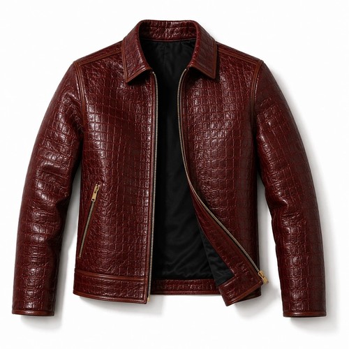 Crocodile embossed leather - crocodile,