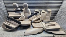 JAGUAR XF SEAT FRONT REAR LEFT RIGHT & DOOR CARDS BEIGE PORTFOLIO 2015 - 2020