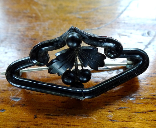 Antique victorian french - victorian, jet