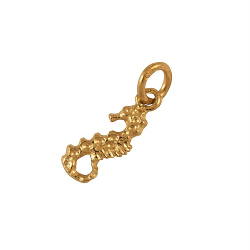 9ct gold small seahorse - small, charm