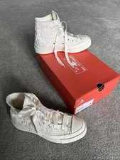 Converse White Lace High tops