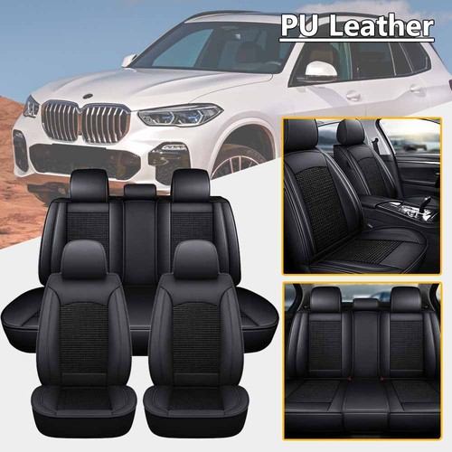 Seat leather full set - 5-seat, pu