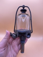 Vintage Original Glass Bowl Sediment Fuel Filter Inline Carburettor Handle 4525