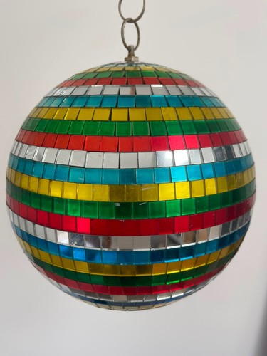 Rainbow mosaic glass disco - rainbow,