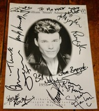 STUART ADAMSON TRIBUTE CONCERT PROGRAMME 2002 SIGNED TO STEVE HARLEY UACC RACC