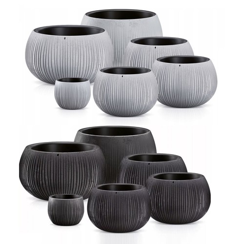 Beton effect bowl plastic - bowl,