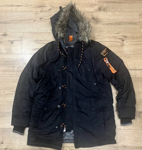 New superdry sd3 parka mens - new,