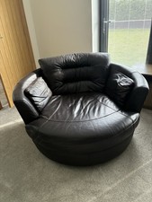 Dfs brown leather spinning - dfs,