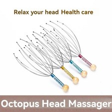 Head Neck Body Octopus Relax Stress Scalp Tool Massage Equipment Massager UK