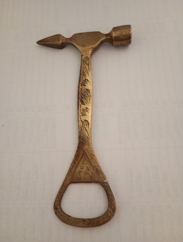 Solid brass toffee mallet - brass,
