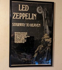 Vintage Rare Led Zepplin Stairway to Heaven Poster 55”x 35”  Made In England '98