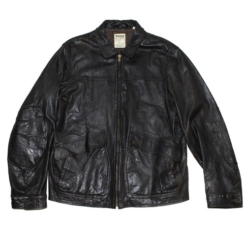 Timberland leather jacket - jacket, xl